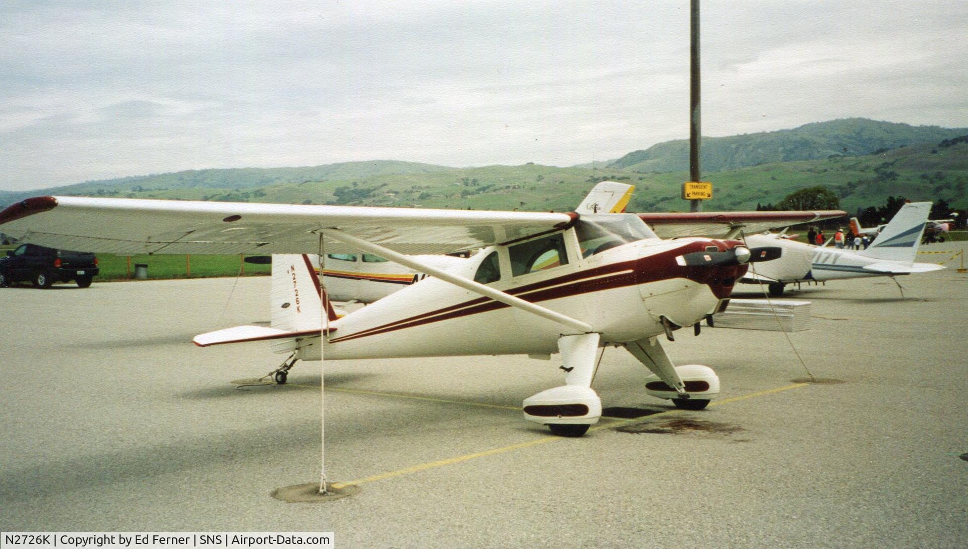 N2726K, 1947 Luscombe 8E Silvaire C/N 5453, At Salinas International Airshow.