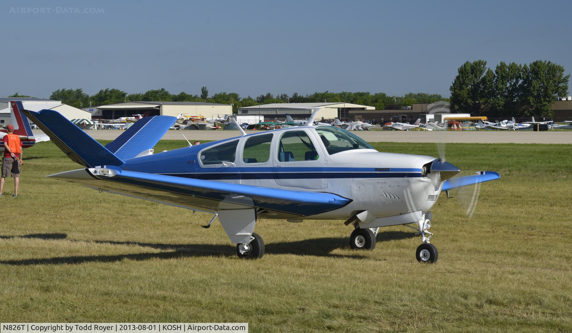 N826T, 1973 Beech V35B Bonanza C/N D-9518, Airventure 2013