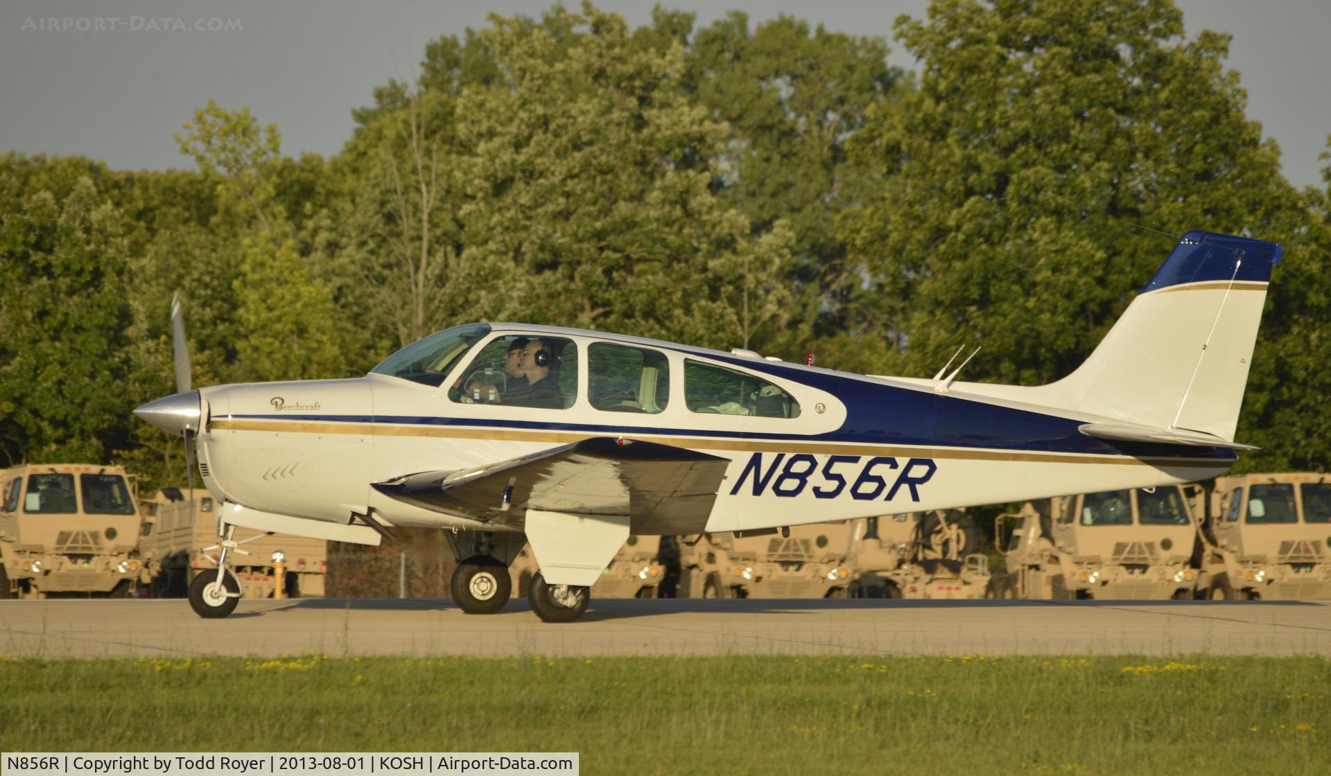 N856R, 1959 Beech 35-33 Debonair C/N CD-8, Airventure 2013