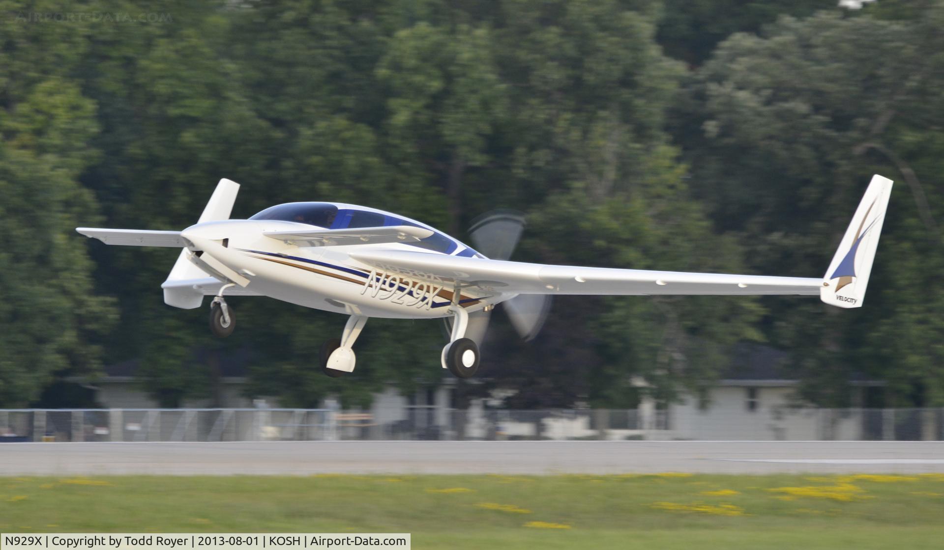 N929X, Velocity Velocity XL5 RG C/N 3RX156, Airventue 2013