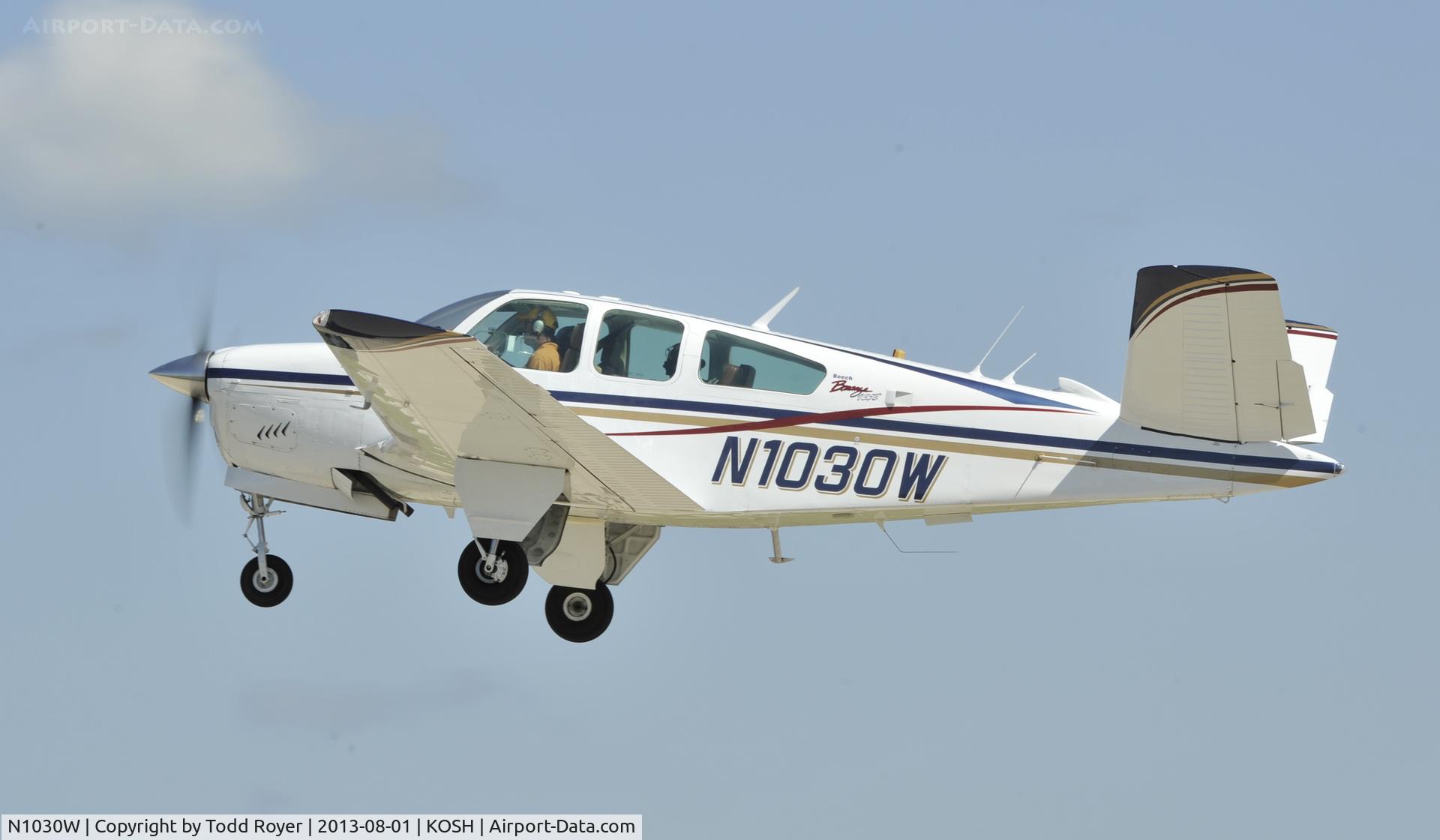 N1030W, 1973 Beech V35B Bonanza C/N D-9452, Airventure 2013
