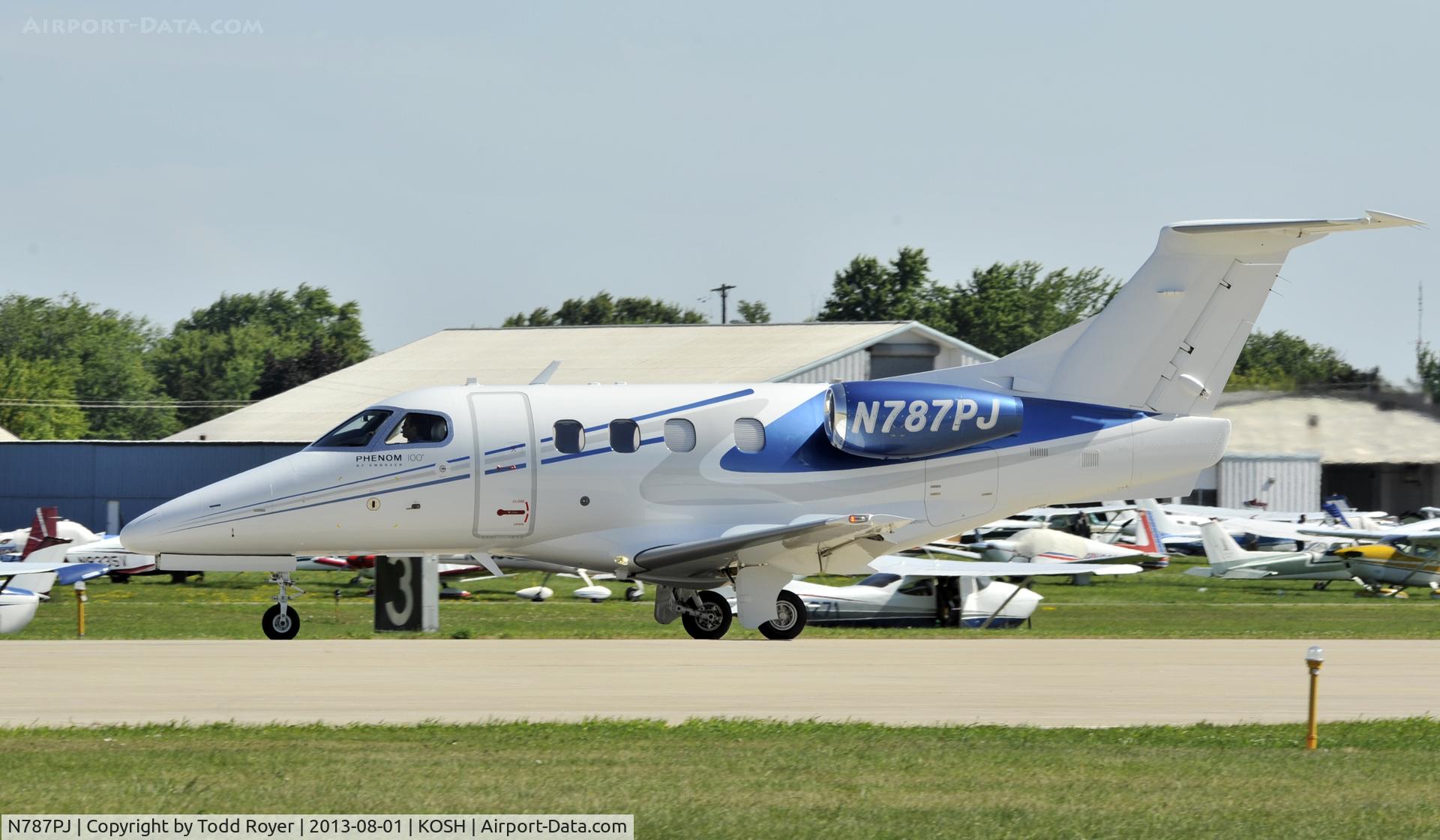 N787PJ, 2011 Embraer EMB-500 Phenom 100 C/N 50000258, Airventure 2013