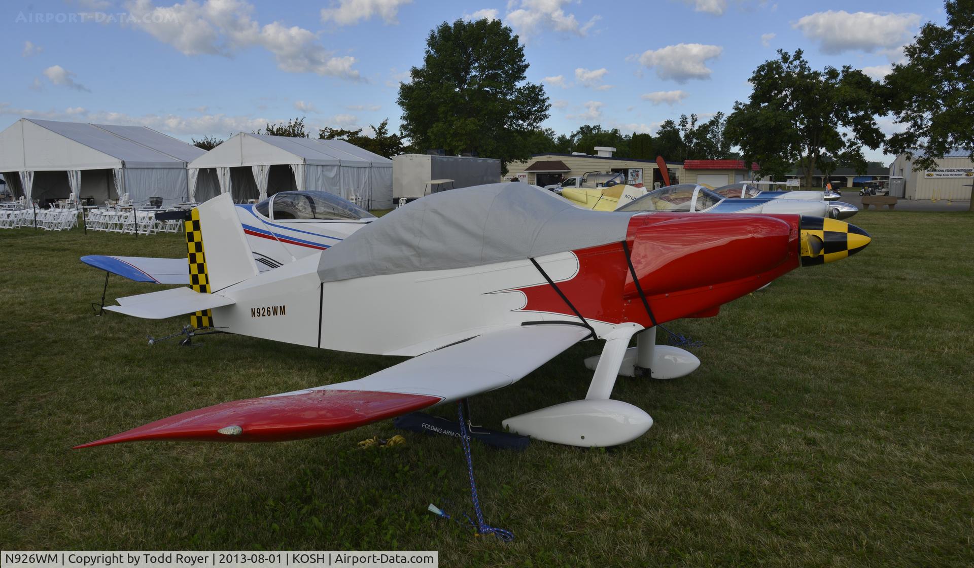 N926WM, 2011 Thorp T-18 Tiger C/N 279-1, Airventure 2013