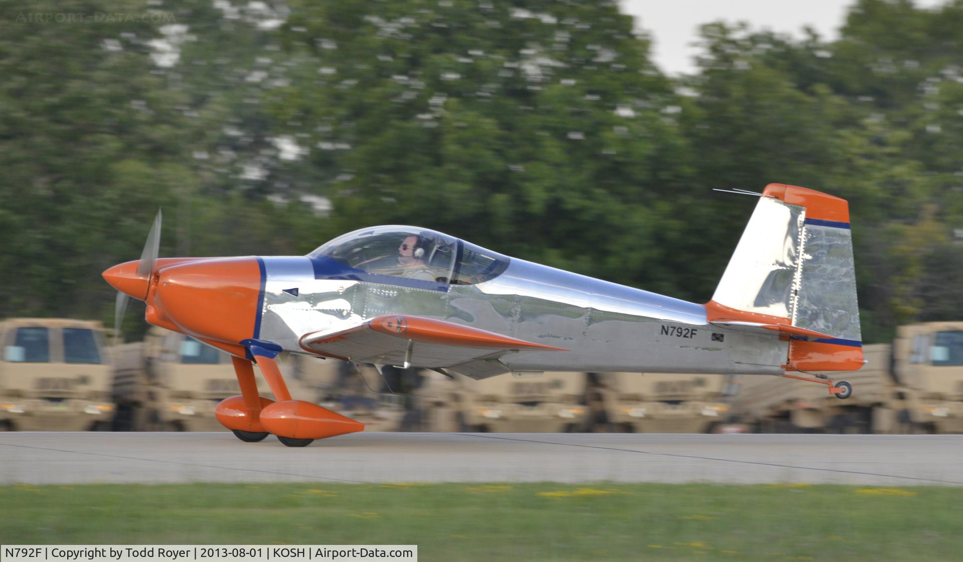 N792F, Vans RV-7 C/N 72037, Airventure 2013