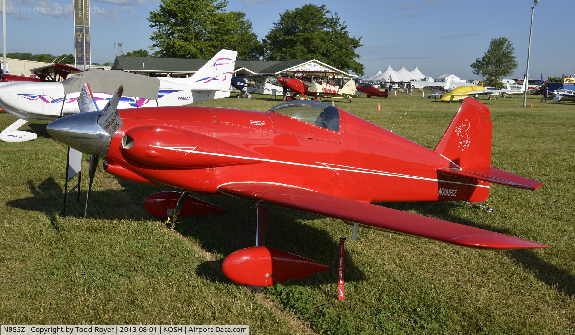 N955Z, 1971 Mustang Aeronautics Midget Mustang C/N LB-101, Airventure 2013