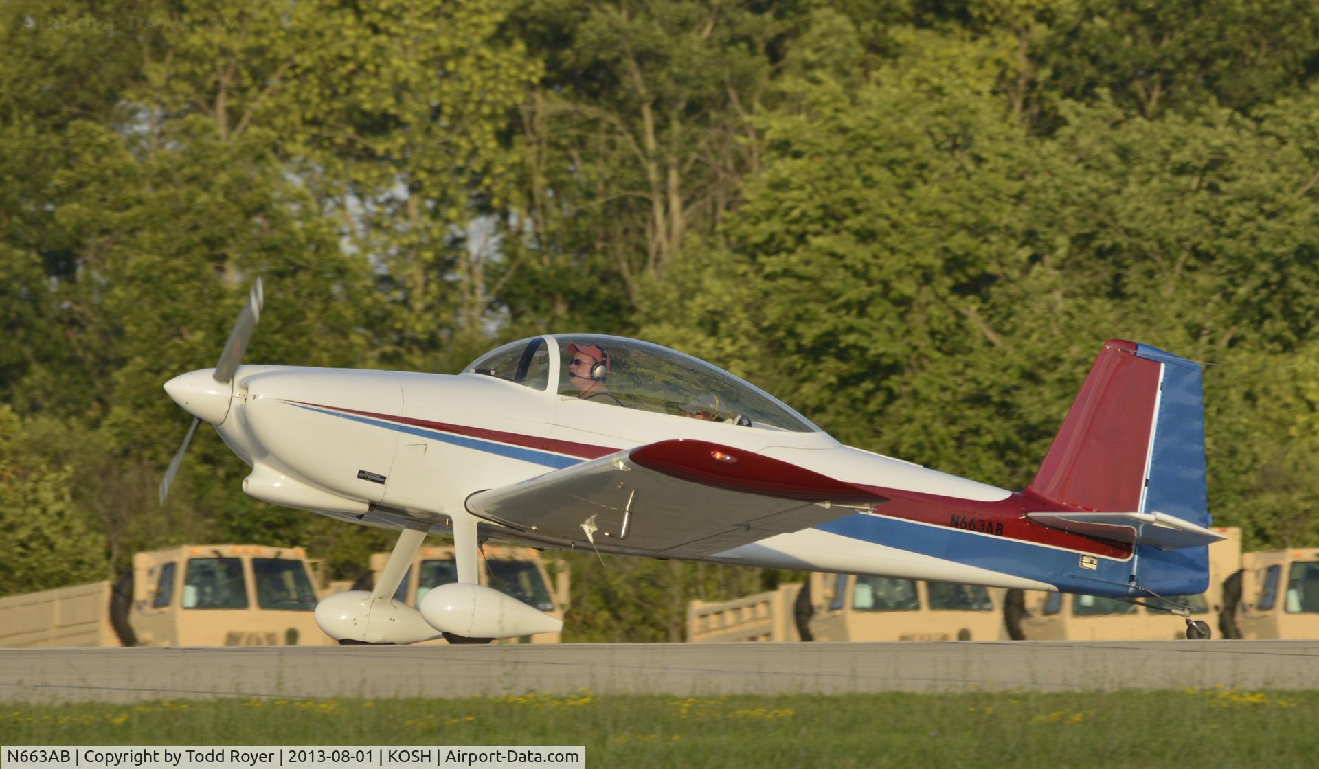 N663AB, 2003 Vans RV-8 C/N 80176, Airventure 2013