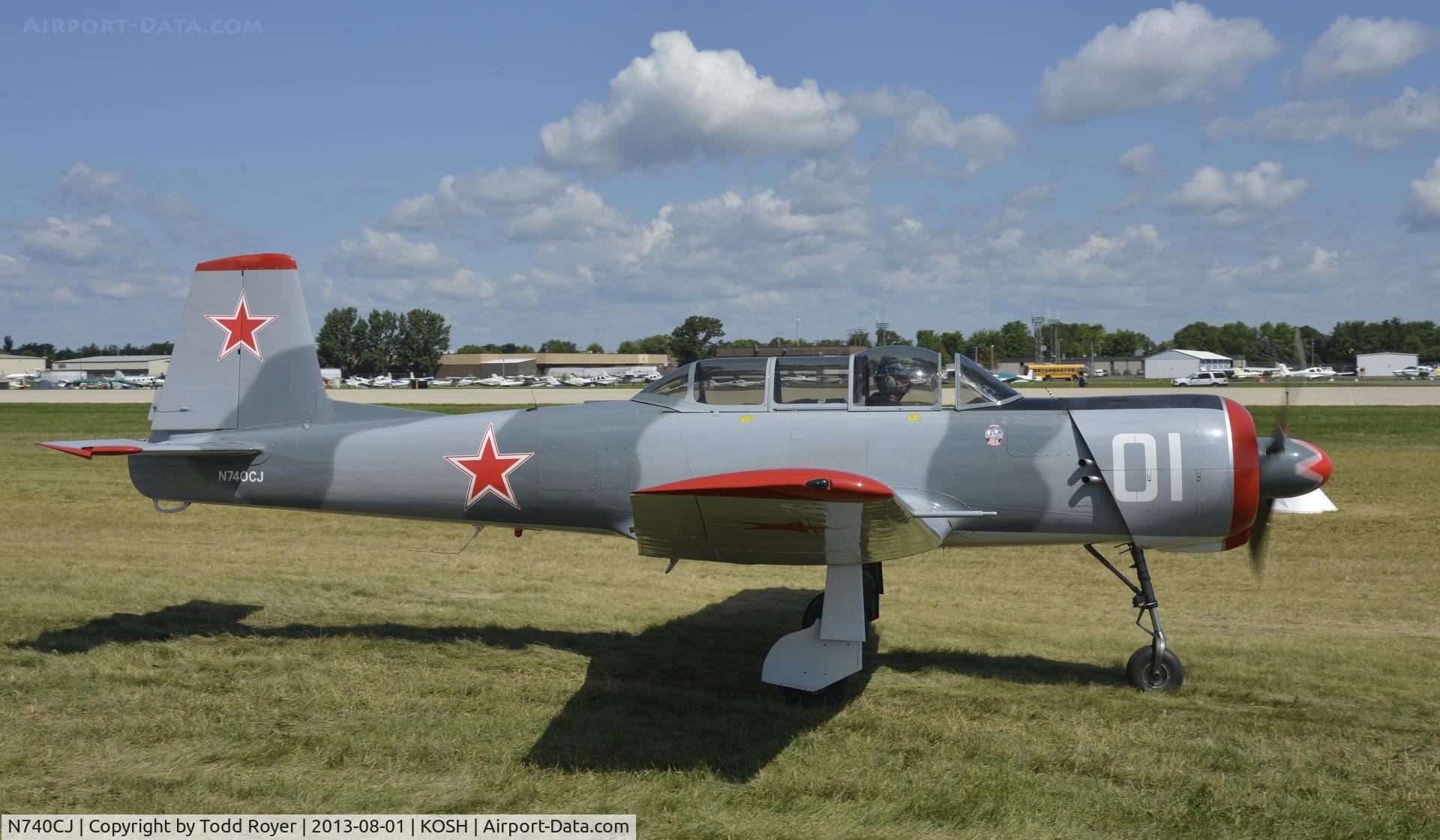 N740CJ, 1989 Nanchang CJ-6A C/N 4532013, Airventure 2013
