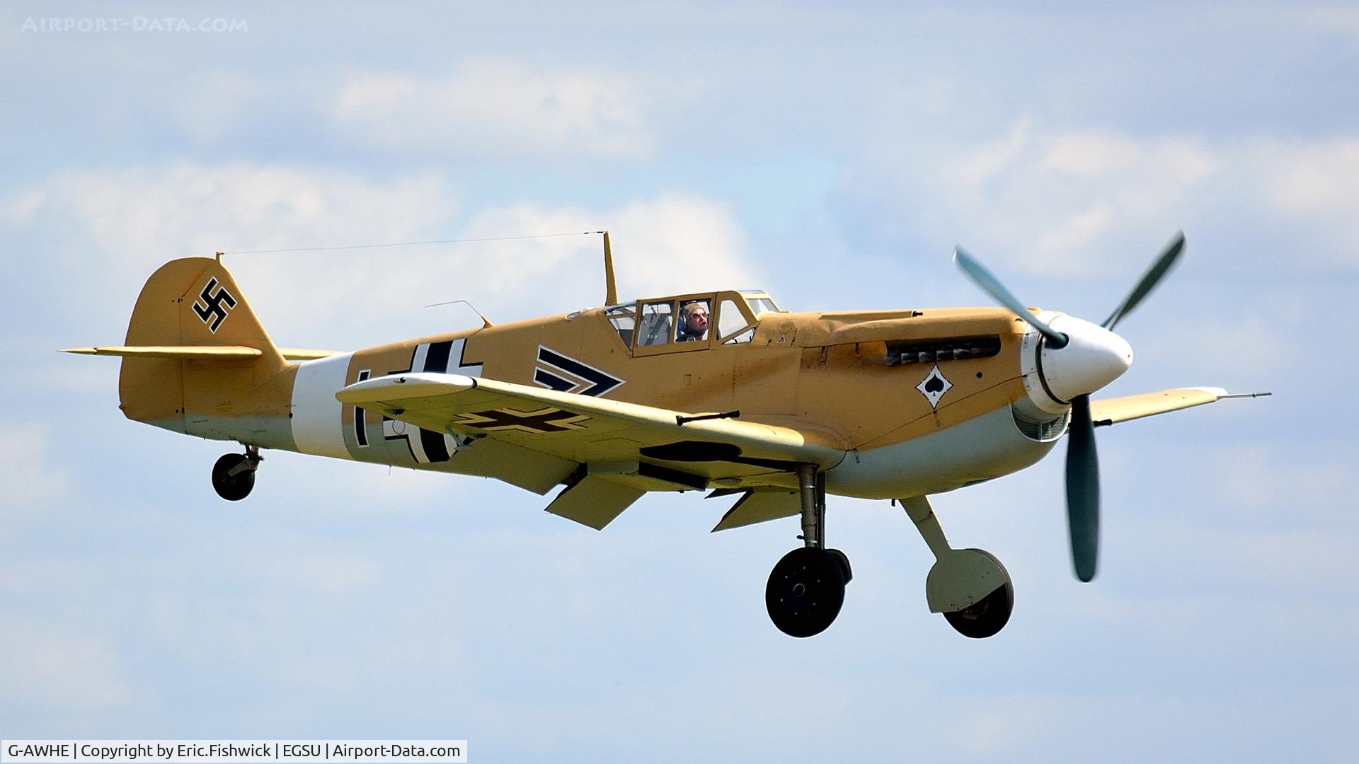 G-AWHE, Hispano HA-1112-M1L Buchon C/N 64, 43. G-AWHE