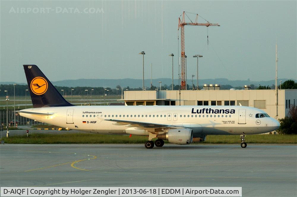 D-AIQF, 1991 Airbus A320-211 C/N 216, This aircraft is named after the town where I live (www.halle.de). One of famous sons of town was G.F. Händel.