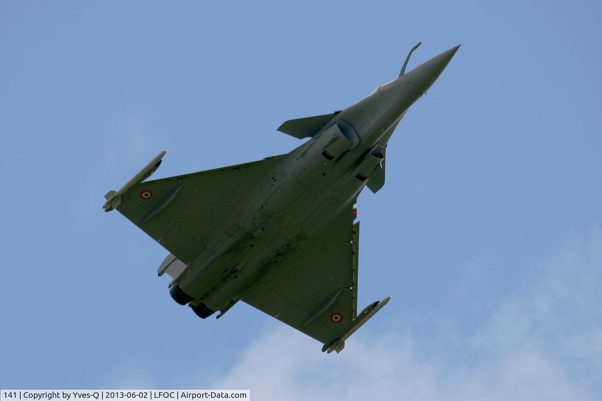 141, Dassault Rafale C C/N 141, French Air Force Dassault Rafale C, On display, Chateaudun Air Base 279 (LFOC) Open day 2013