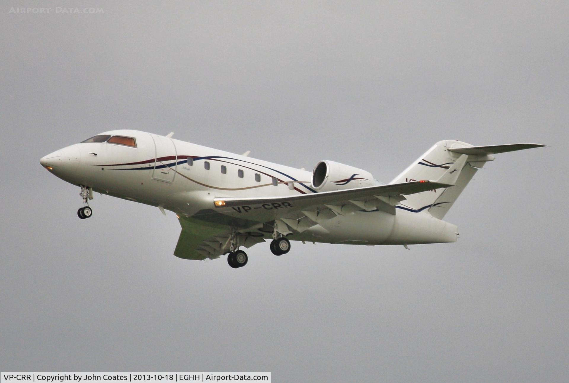 VP-CRR, 1993 Bombardier Challenger 601-3A (CL-600-2B16) C/N 5129, Departing 26