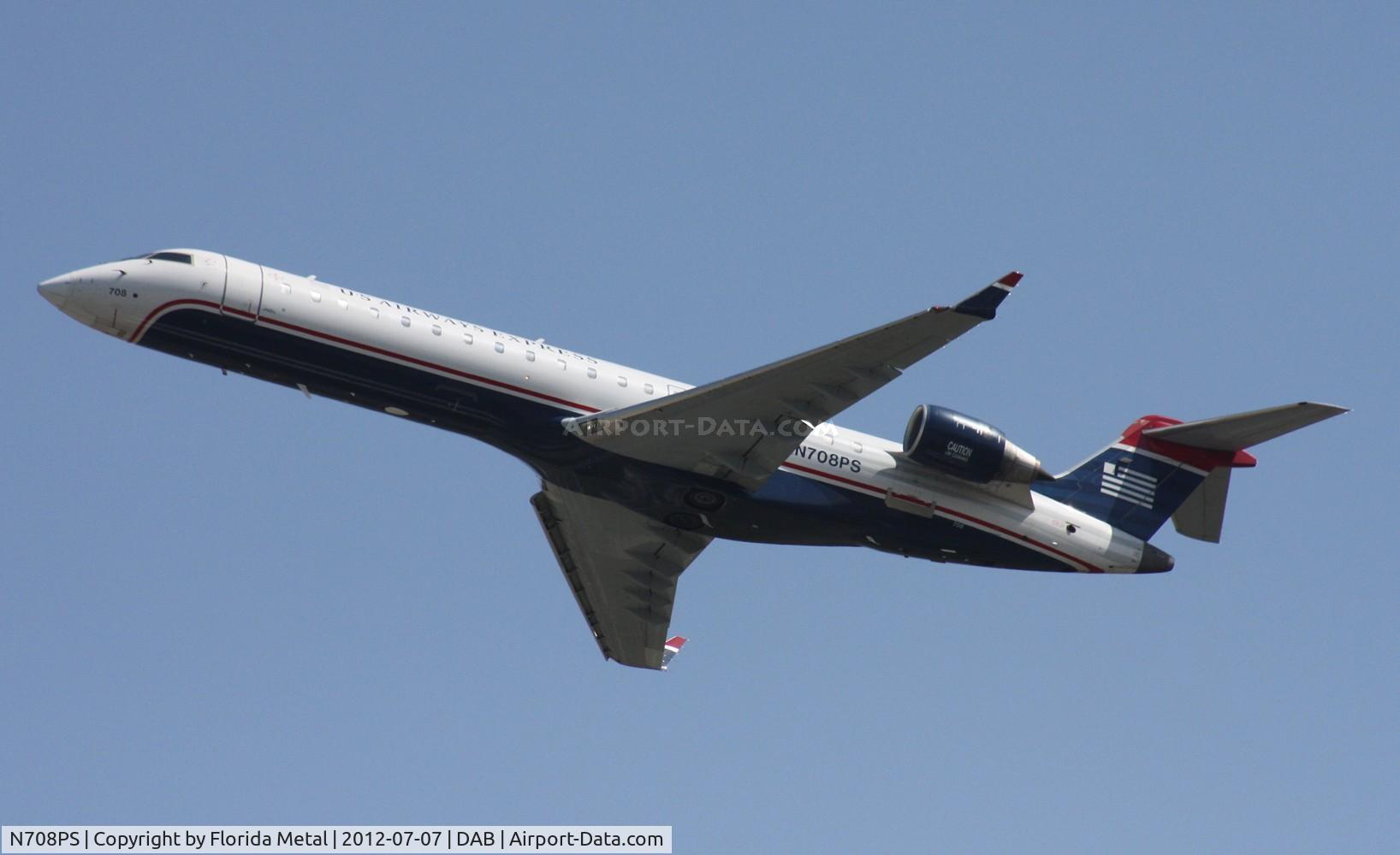N708PS, 2004 Bombardier CRJ-701 (CL-600-2C10) Regional Jet C/N 10160, US Airways CRJ-700
