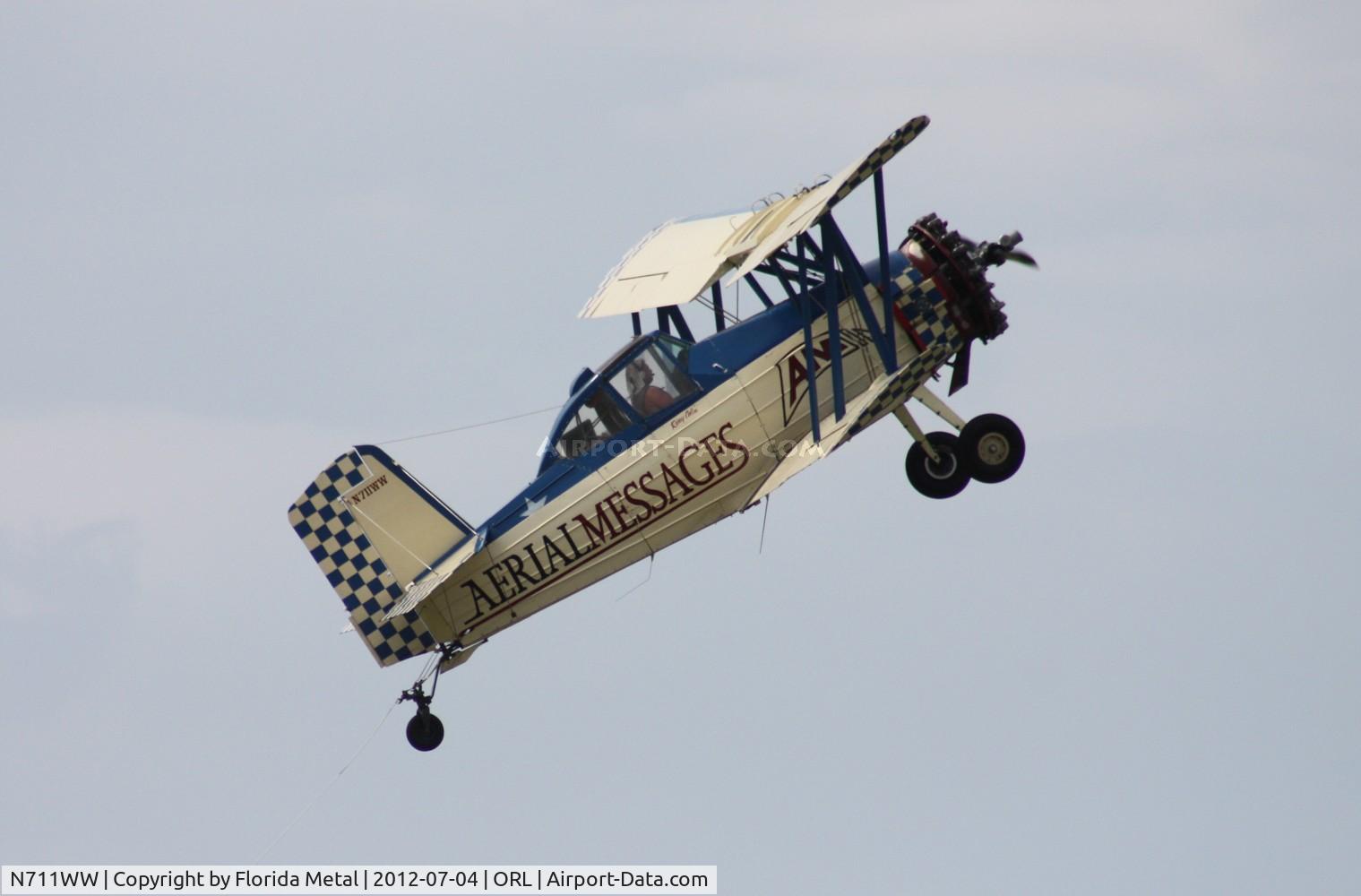 N711WW, Grumman-Schweizer G-164A C/N 1448, Former Rosie O'Grady's plane used as a Banner Tow