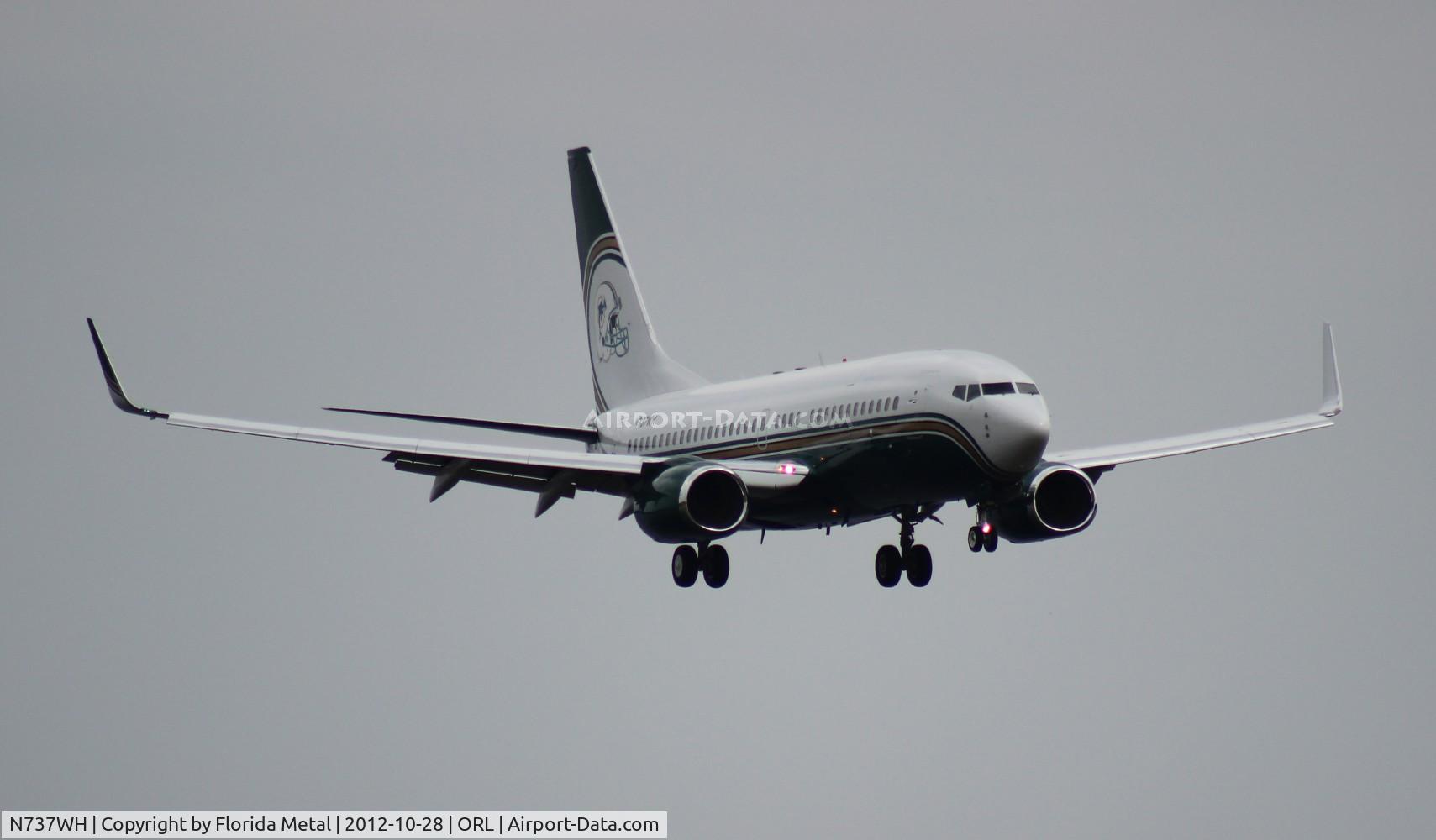N737WH, 1998 Boeing 737-75T BBJ C/N 29142, Former Miami Dolphins BBJ