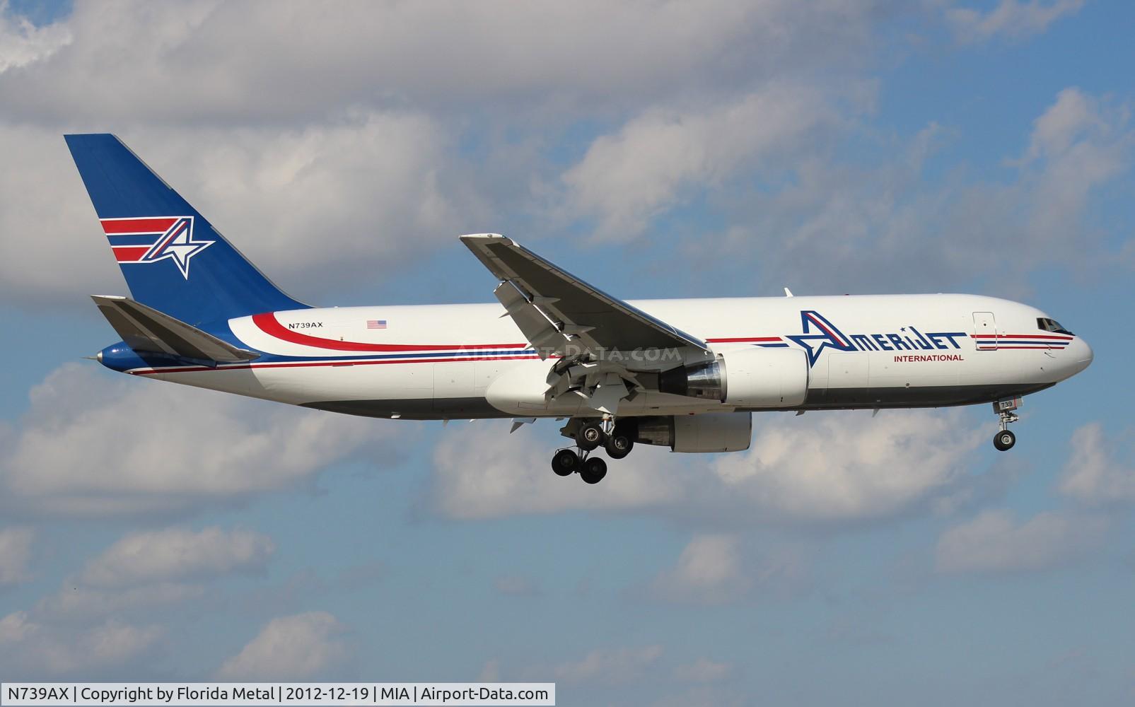 N739AX, 1982 Boeing 767-232 C/N 22216, Amerijet 767-200