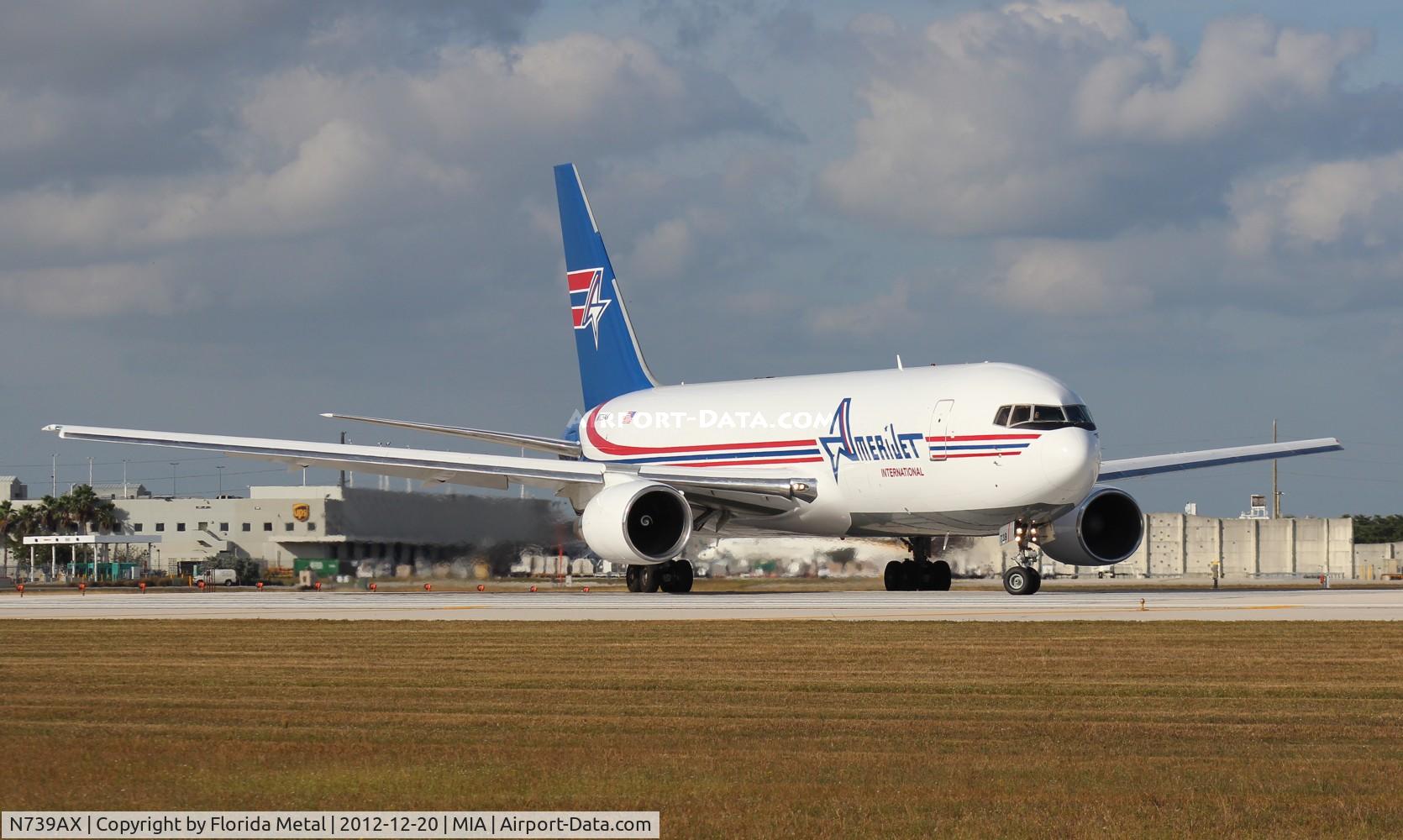 N739AX, 1982 Boeing 767-232 C/N 22216, Amerijet 767-200