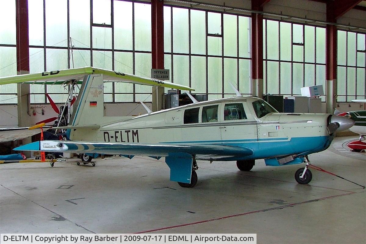 D-ELTM, 1968 Mooney M20F Executive C/N 680147, Mooney M.20F Executive 21 [680147] Landshut~D 17/07/2009