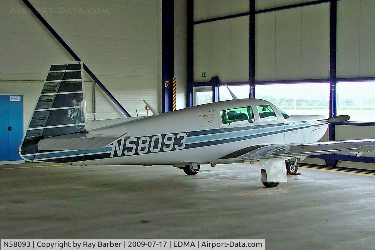 N58093, 1985 Mooney M20K C/N 25-0877, Mooney M.20K Model 231 [25-0877] Augsburg~D 17/07/2009