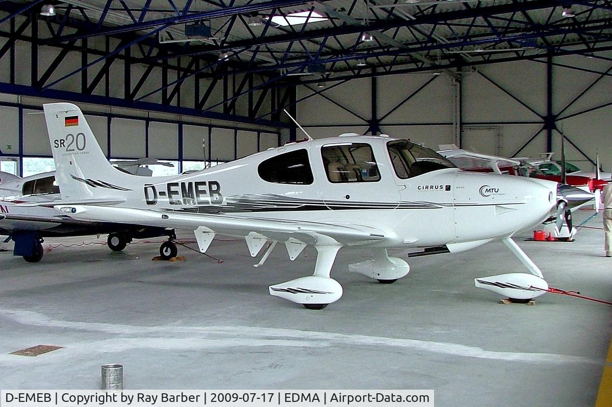 D-EMEB, 2008 Cirrus SR20 C/N 1919, Cirrus Design SR-20 [1919] Augsburg~D 17/07/2009