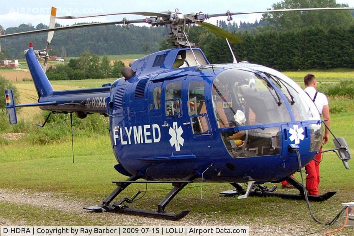 D-HDRA, MBB Bo-105S C/N S-391, MBB/Bolkow Bo.105CBS-5 [S-391] (FlyMed) Gmunden~OE 15/07/2009