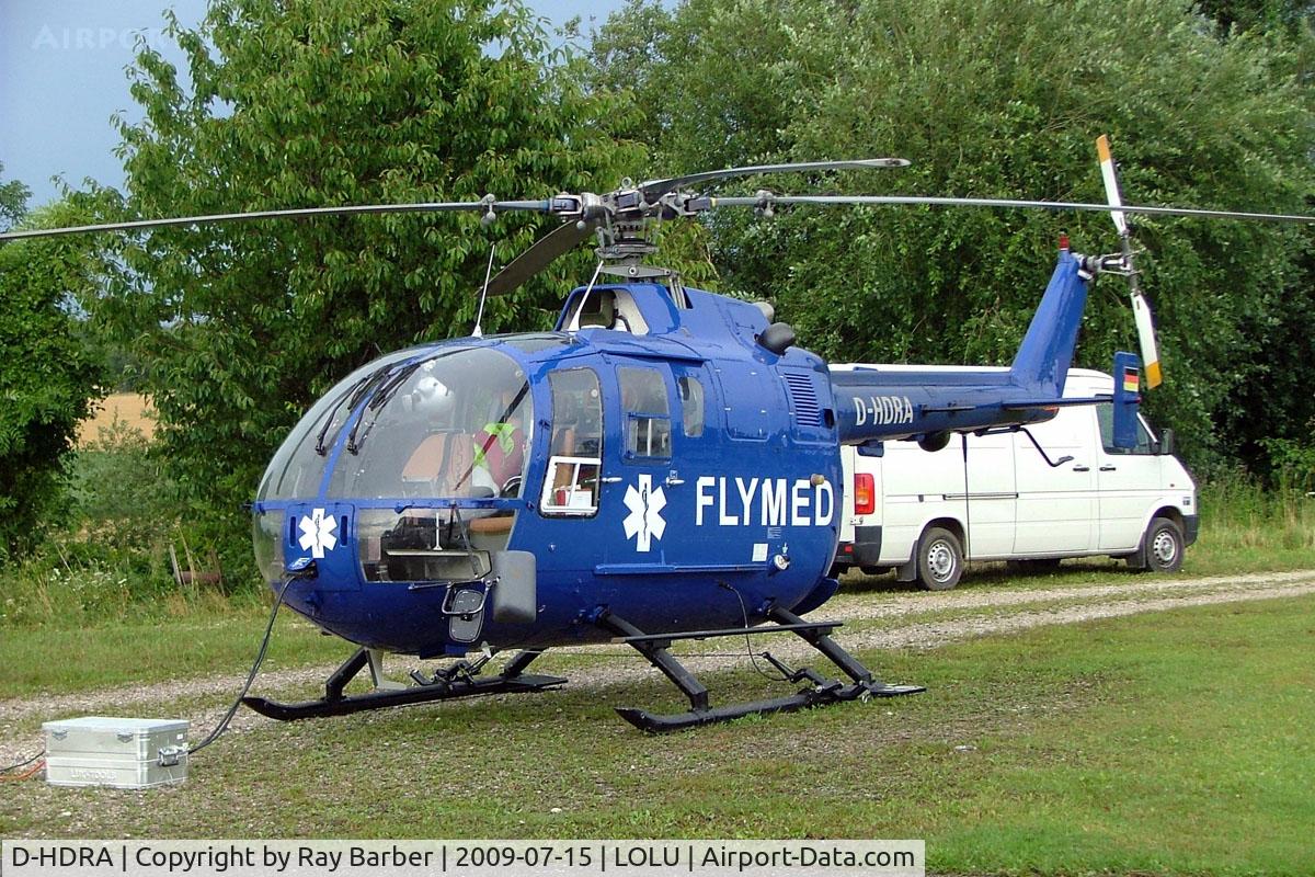 D-HDRA, MBB Bo-105S C/N S-391, MBB/Bolkow Bo.105CBS-5 [S-391] (FlyMed) Gmunden~OE 15/07/2009