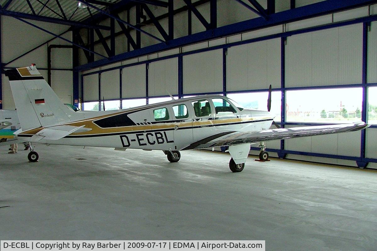 D-ECBL, 1979 Beech A36 Bonanza 36 C/N E-1541, Beech A36 Bonanza 36 [E-1541] Augsburg~D 17/07/2009