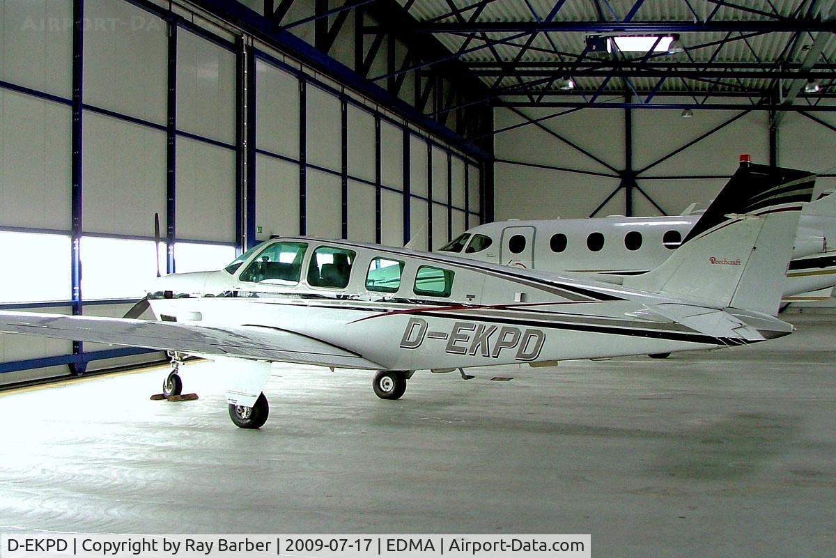 D-EKPD, 1989 Beech B36TC Bonanza C/N EA-492, Beech B36TC Bonanza [EA-492] Augsburg~D 17/07/2009