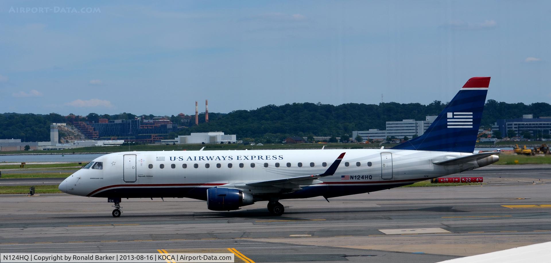 N124HQ, 2007 Embraer 175LR (ERJ-170-200LR) C/N 17000200, Taxi National