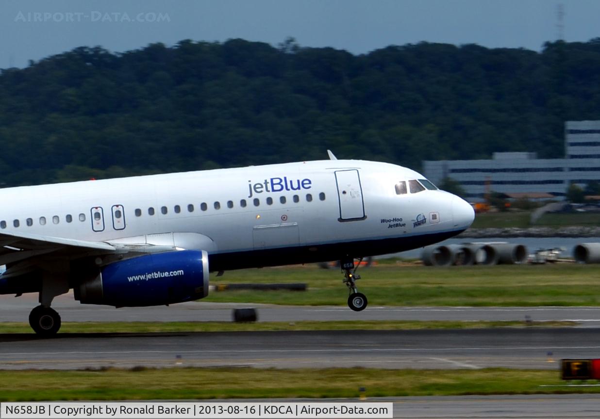 N658JB, 2007 Airbus A320-232 C/N 3150, Woo-Hoo Blue Takeoff National