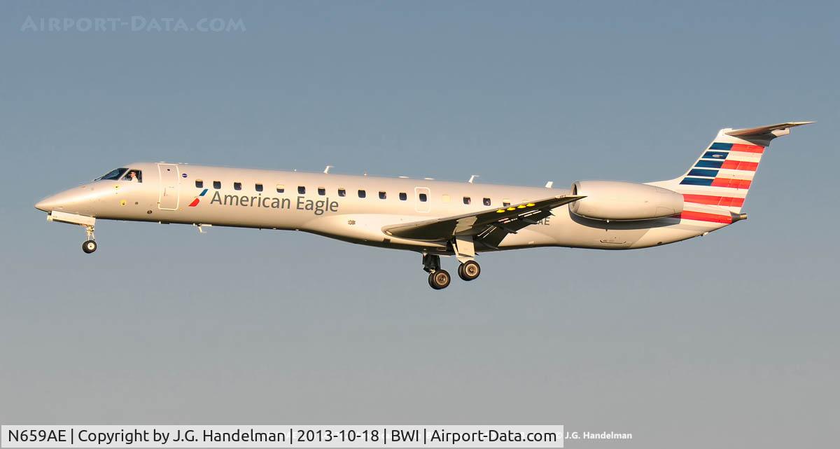 N659AE, 2003 Embraer ERJ-145LR (EMB-145LR) C/N 145762, On final.