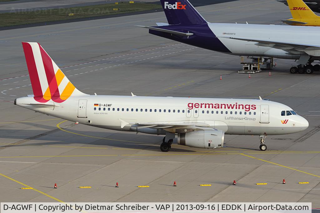 D-AGWF, 2007 Airbus A319-132 C/N 3172, Germanwings Airbus 319