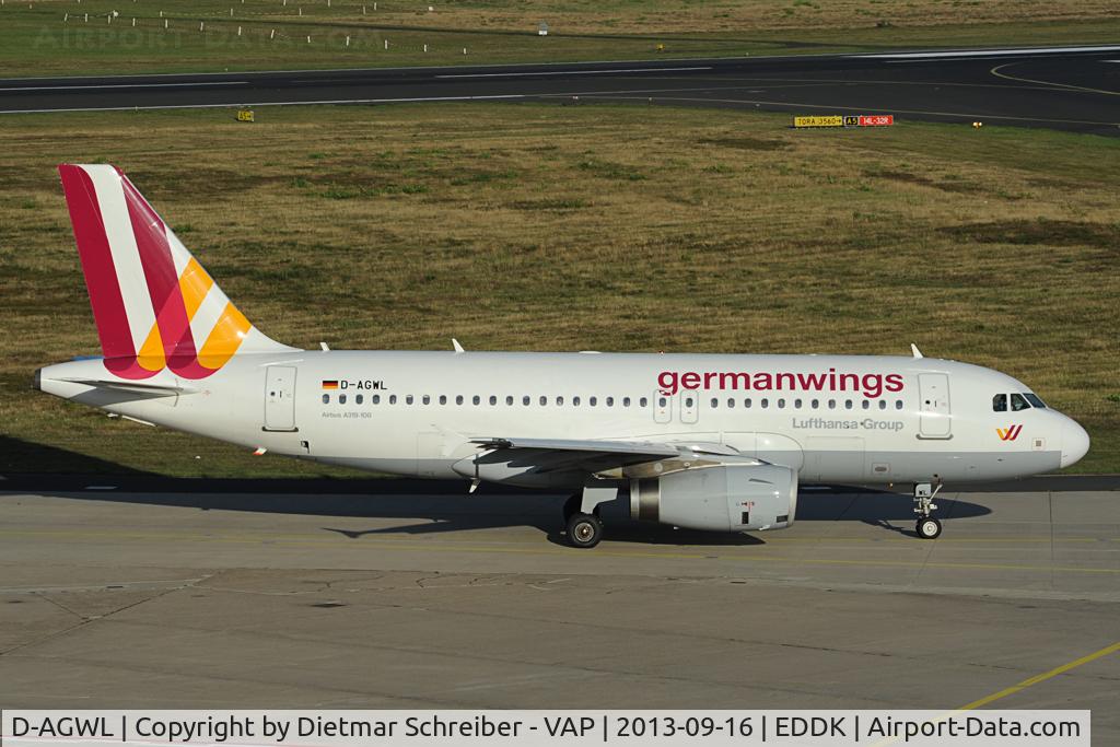 D-AGWL, 2008 Airbus A319-132 C/N 3534, Germanwings Airbus 319