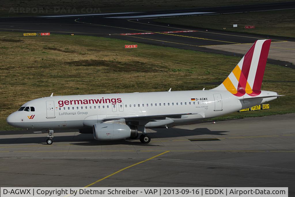D-AGWX, 2013 Airbus A319-132 C/N 5569, Germanwings Airbus 319