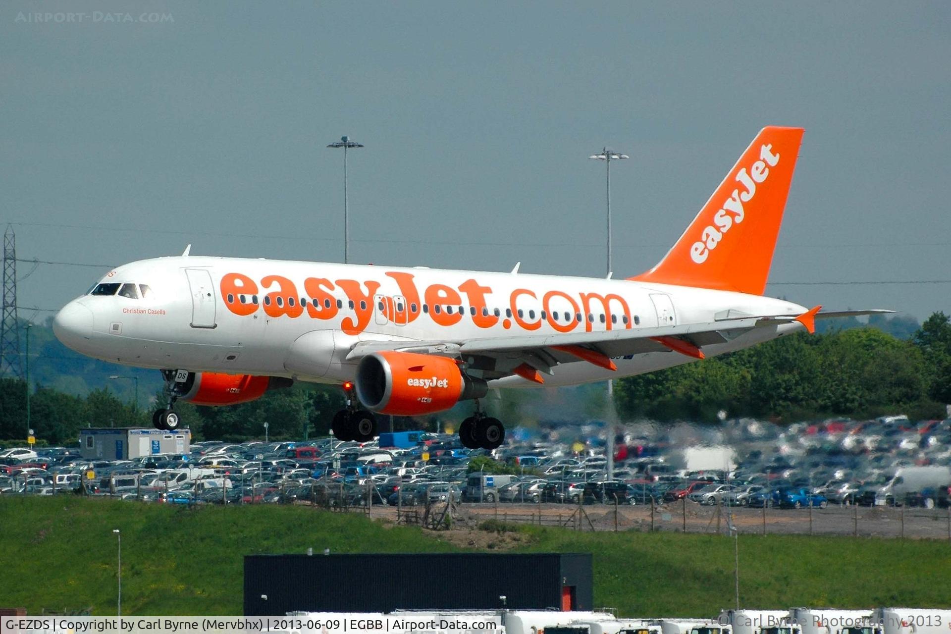 G-EZDS, 2008 Airbus A319-111 C/N 3702, Taken from the MSCP.