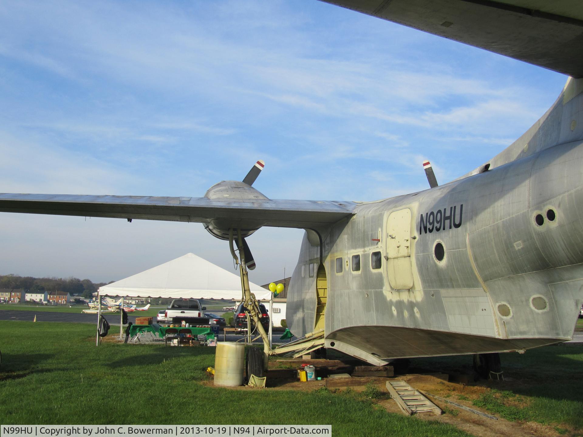 N99HU, Grumman SA-16A Albatross C/N G-40, A close-up at the Carlise Airport.