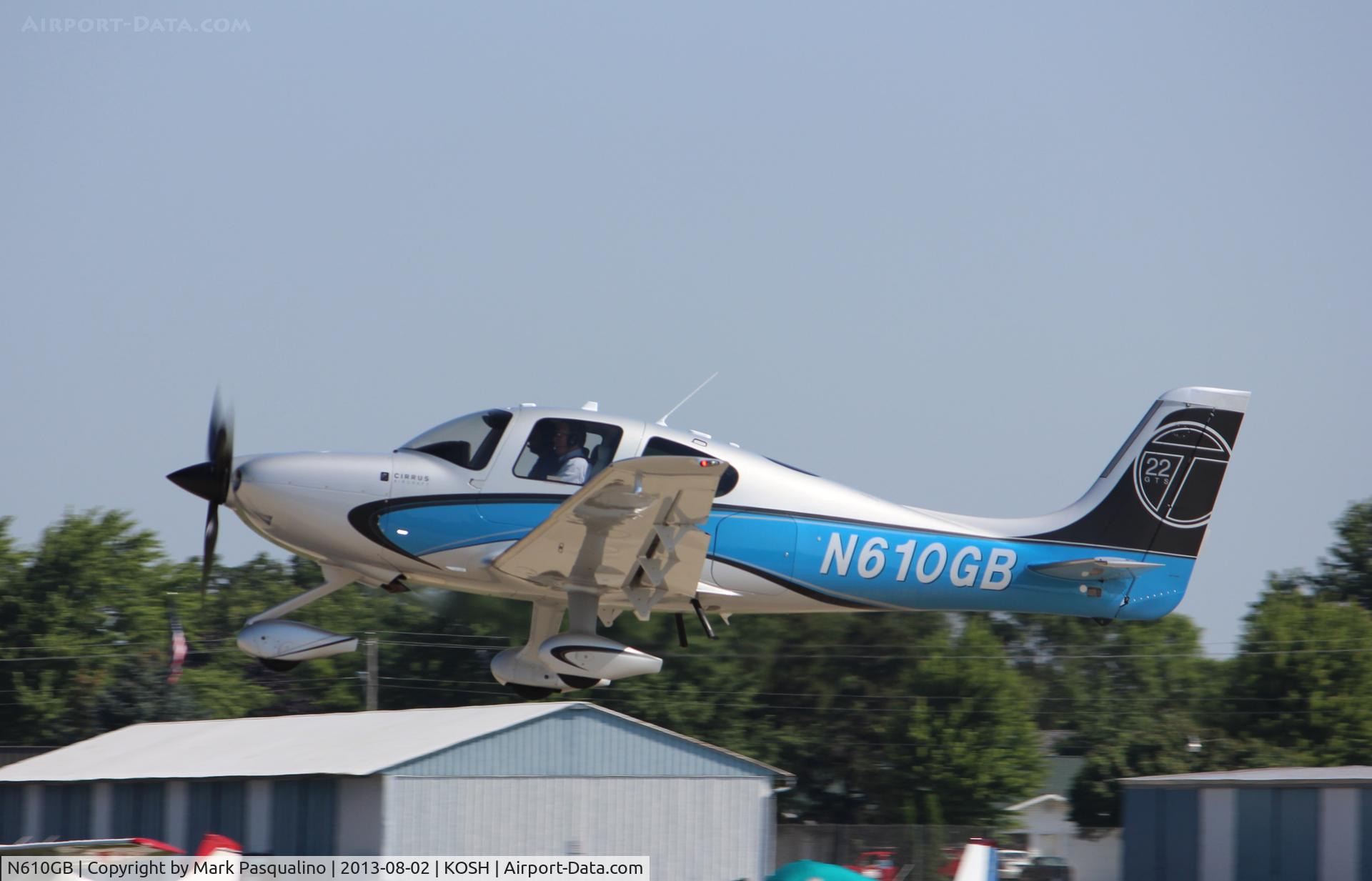 N610GB, 2013 Cirrus SR22T C/N 0444, Cirrus SR22T