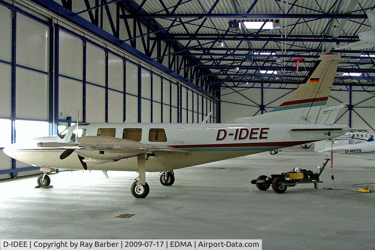 D-IDEE, 1983 Piper PA-60-602P Aerostar C/N 60-8365012, IDEE   Piper PA-60-602P Aerostar [60-8365012] Augsburg~D 17/07/2009