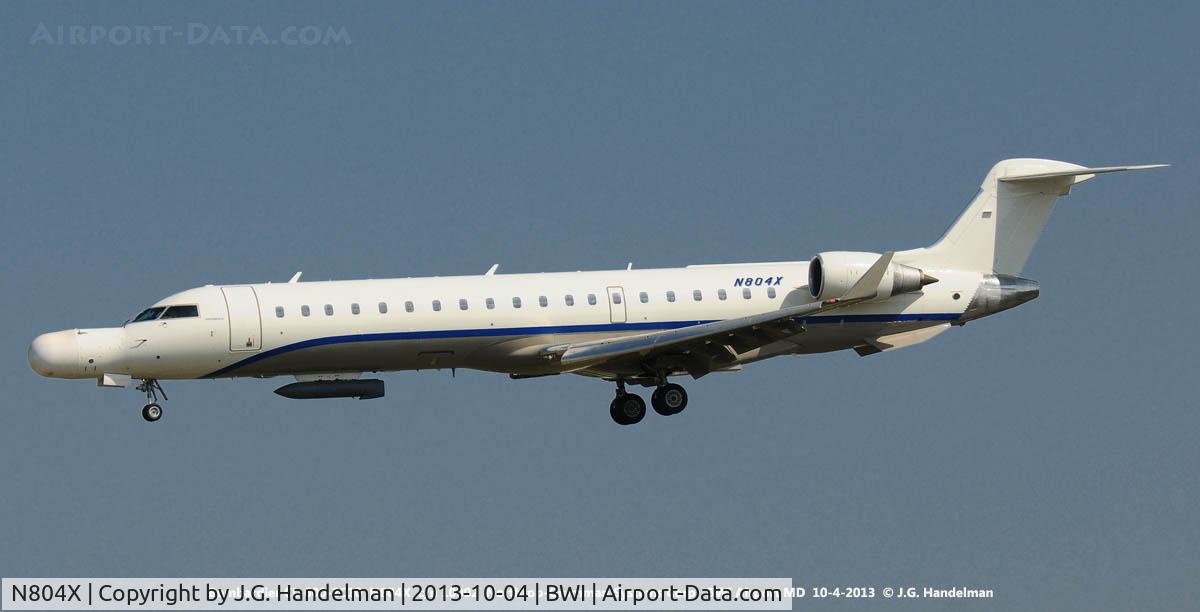 N804X, 1999 Canadair CRJ-700 (CL-600-2C10) Regional Jet C/N 10002, On final.