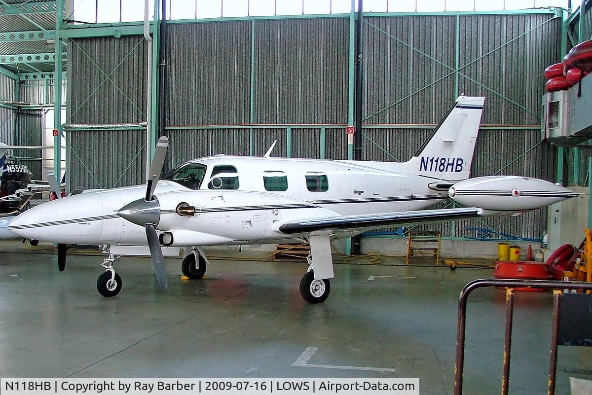 N118HB, 1980 Piper PA-31T1 Cheyenne 1 C/N 31T-8004052, Piper PA-31T1 Cheyenne 1 [31T-8004052] Salzburg~OE 16/07/2009
