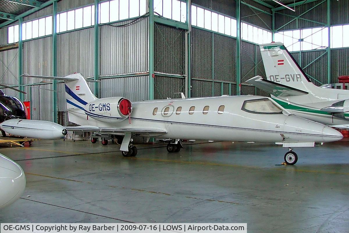 OE-GMS, 1980 Learjet 35A C/N 35A-341, Learjet 35A [35A-341] (Bedarfsluftfahrt GmbH) Salzburg~OE 16/07/2009