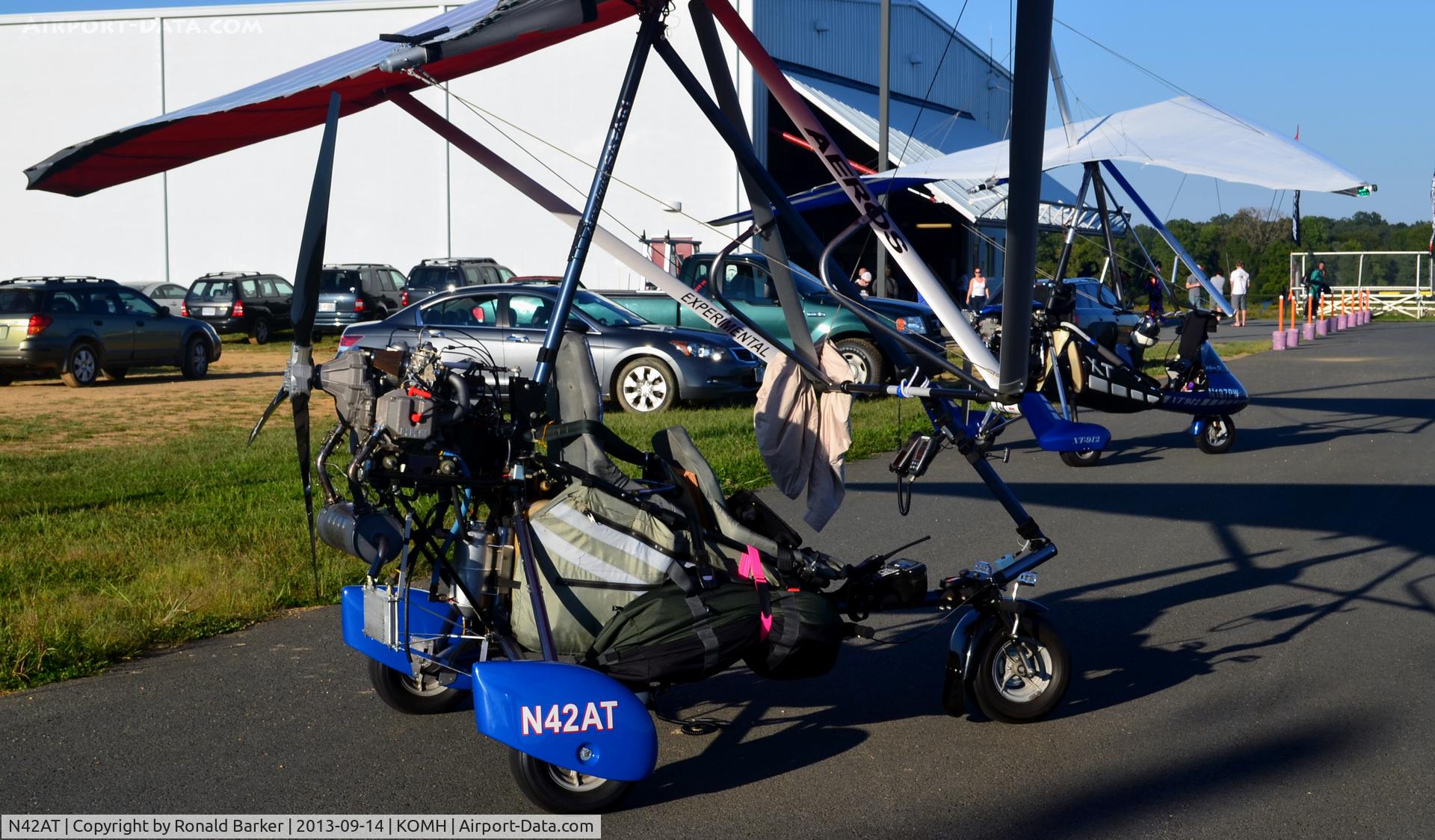 N42AT, 1998 Rainbow Aircraft Aerotrike Safari HKS C/N BILL-JACOBSON, Orange