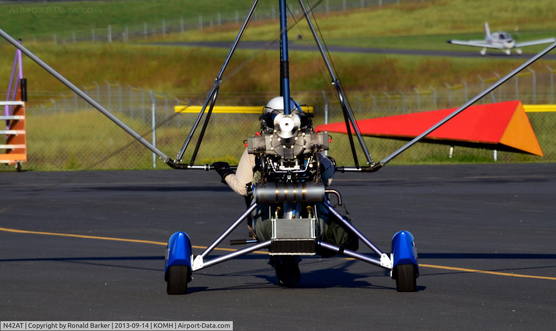 N42AT, 1998 Rainbow Aircraft Aerotrike Safari HKS C/N BILL-JACOBSON, Taxi Orange