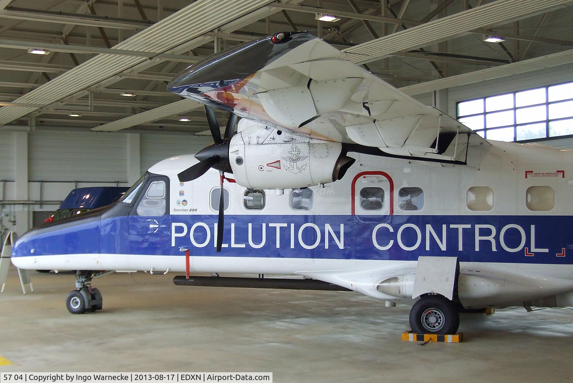 57 04, Dornier 228-212(LM) C/N 8214, Dornier Do 228-212 of the German Navy Pollution Control at the Spottersday of the Nordholz Airday 2013 celebrationg 100 Years of German Naval Aviation at Nordholz Naval Aviation Base