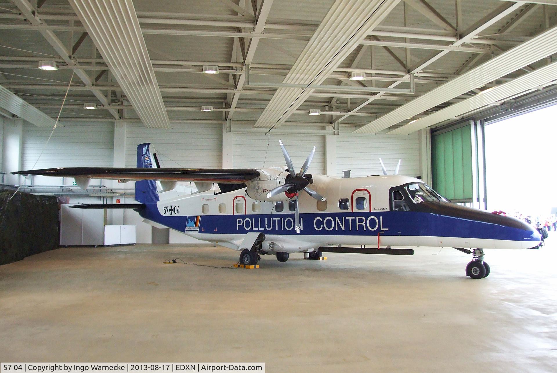 57 04, Dornier 228-212(LM) C/N 8214, Dornier Do 228-212 of the German Navy Pollution Control at the Spottersday of the Nordholz Airday 2013 celebrationg 100 Years of German Naval Aviation at Nordholz Naval Aviation Base