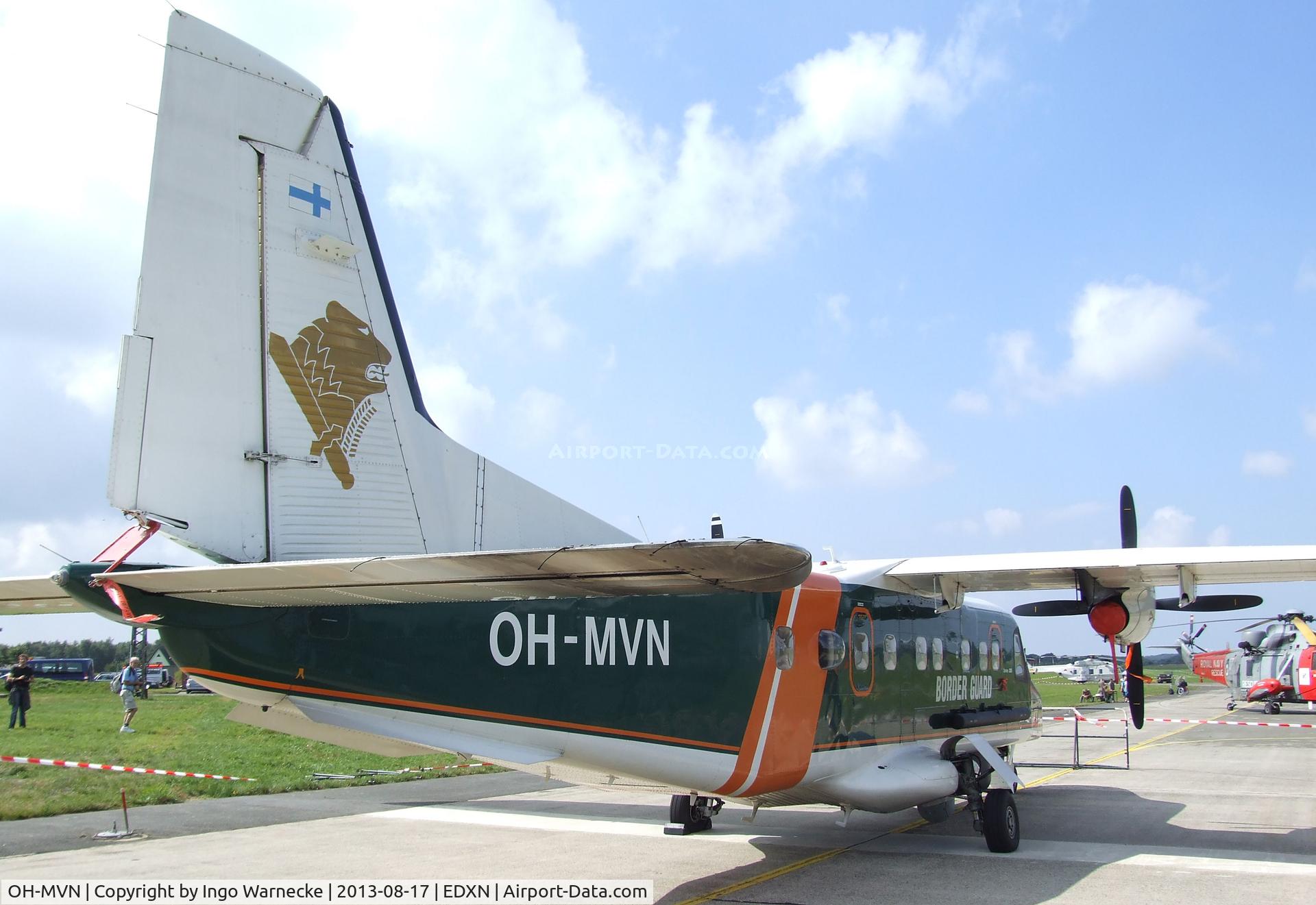 OH-MVN, 1994 Dornier 228-212 C/N 8233, Dornier Do 228-212 of the Finnish Border Guard (Rajavartiolaitos) at the Spottersday of the Nordholz Airday 2013 celebrationg 100 Years of German Naval Aviation at Nordholz Naval Aviation Base