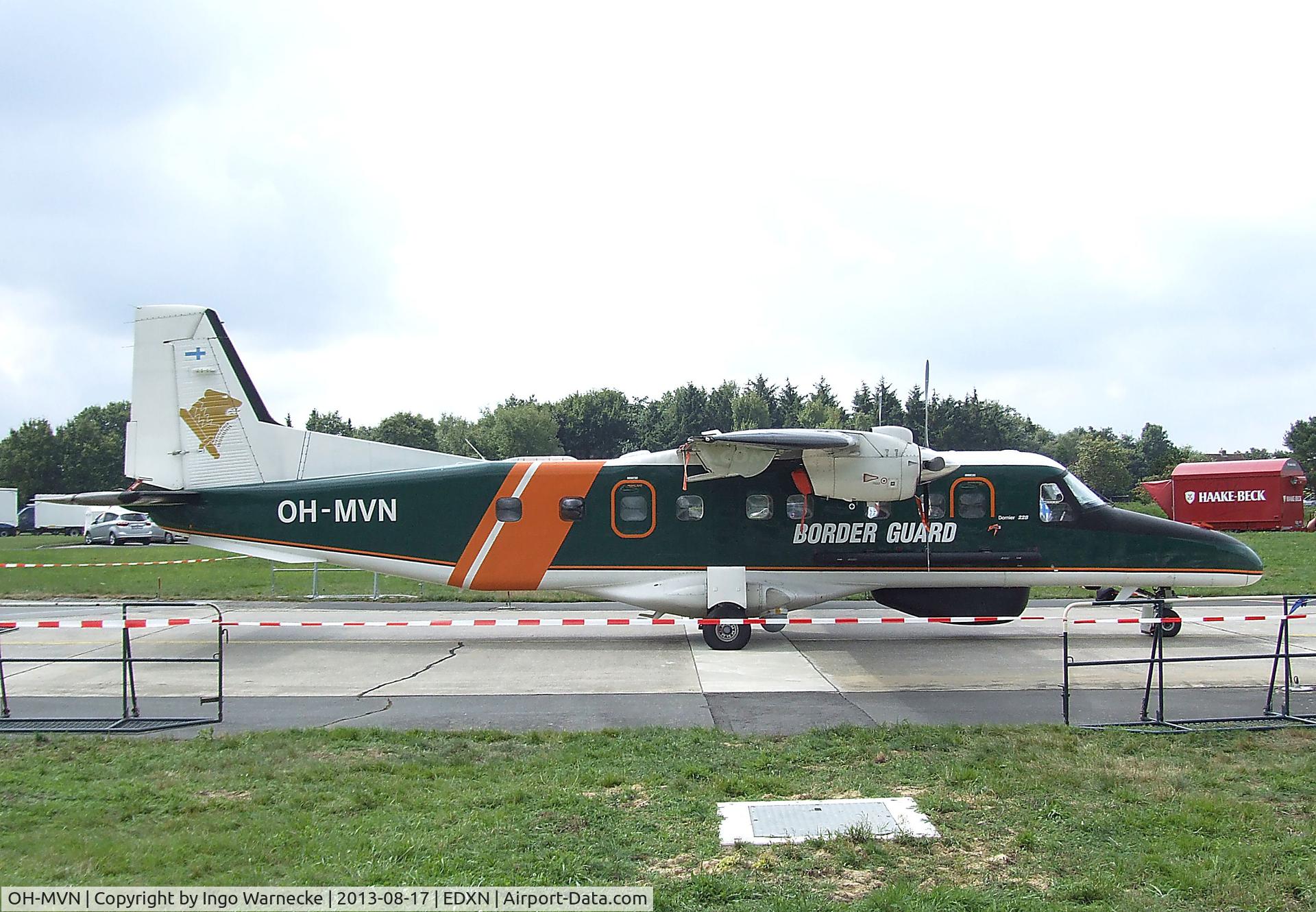 OH-MVN, 1994 Dornier 228-212 C/N 8233, Dornier Do 228-212 of the Finnish Border Guard (Rajavartiolaitos) at the Spottersday of the Nordholz Airday 2013 celebrationg 100 Years of German Naval Aviation at Nordholz Naval Aviation Base
