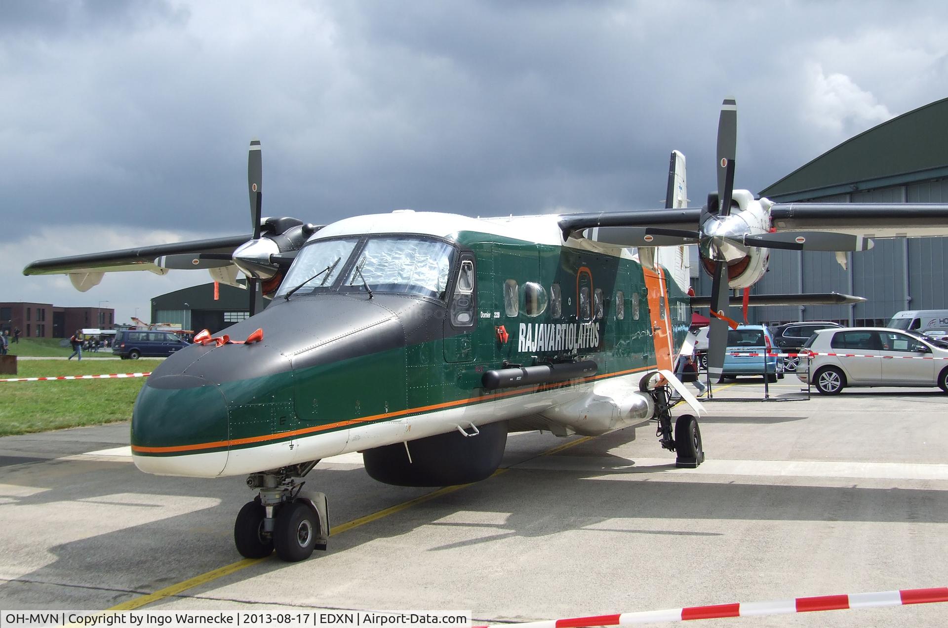 OH-MVN, 1994 Dornier 228-212 C/N 8233, Dornier Do 228-212 of the Finnish Border Guard (Rajavartiolaitos) at the Spottersday of the Nordholz Airday 2013 celebrationg 100 Years of German Naval Aviation at Nordholz Naval Aviation Base