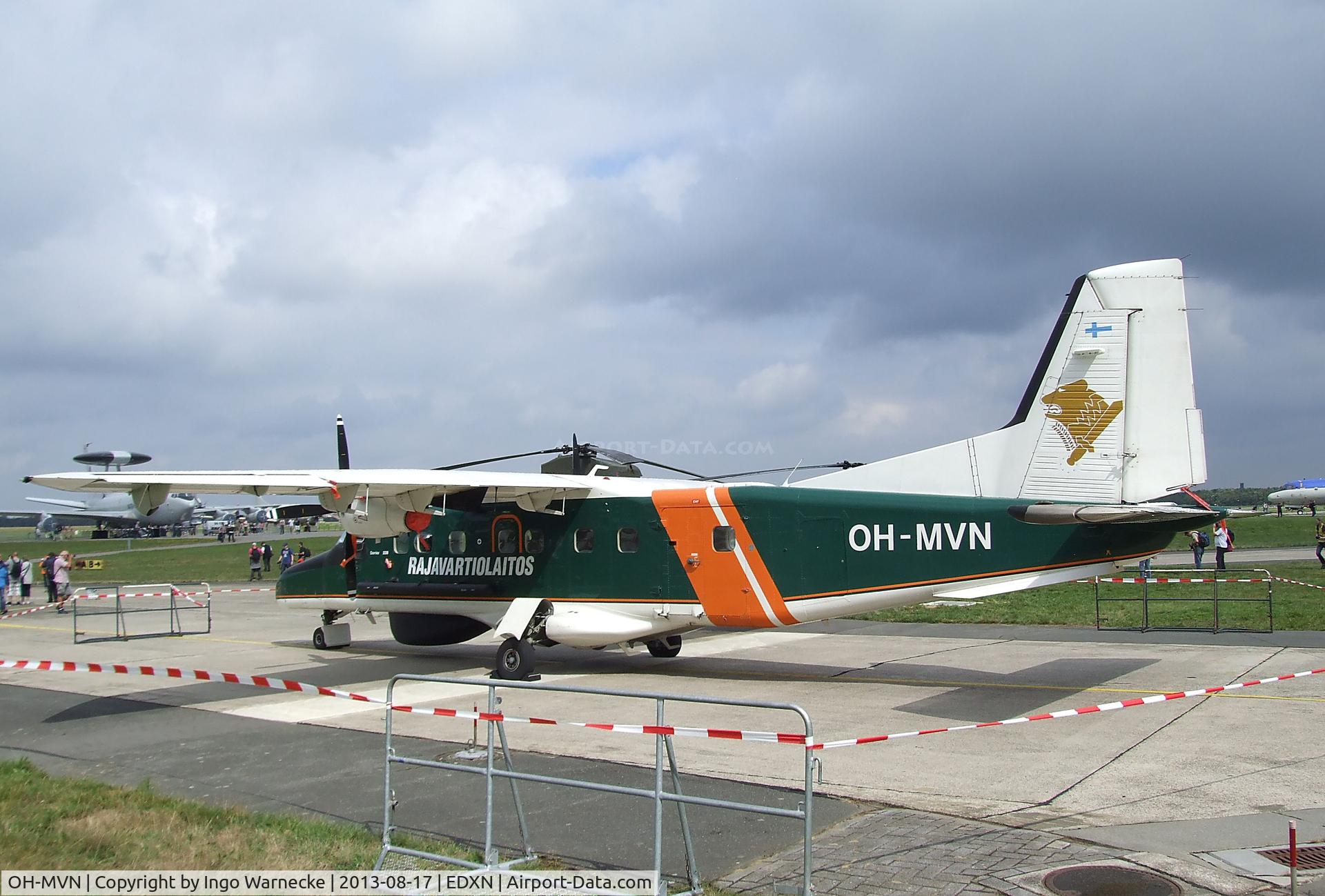 OH-MVN, 1994 Dornier 228-212 C/N 8233, Dornier Do 228-212 of the Finnish Border Guard (Rajavartiolaitos) at the Spottersday of the Nordholz Airday 2013 celebrationg 100 Years of German Naval Aviation at Nordholz Naval Aviation Base