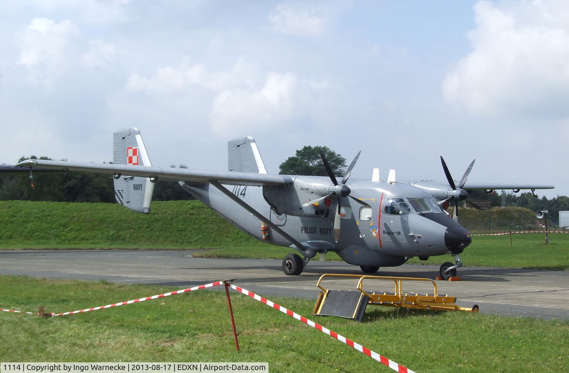 1114, PZL-Mielec M-28B1R Bryza 1R C/N AJG001-05, PZL-Mielec M-28B1R Bryza 1R of the Polish Navy at the Spottersday of the Nordholz Airday 2013 celebrationg 100 Years of German Naval Aviation at Nordholz Naval Aviation Base