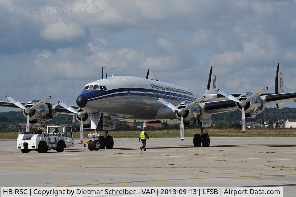 HB-RSC, 1955 Lockheed C-121C Super Constellation (L-1049F) C/N 1049F-4175, SCFA Connie